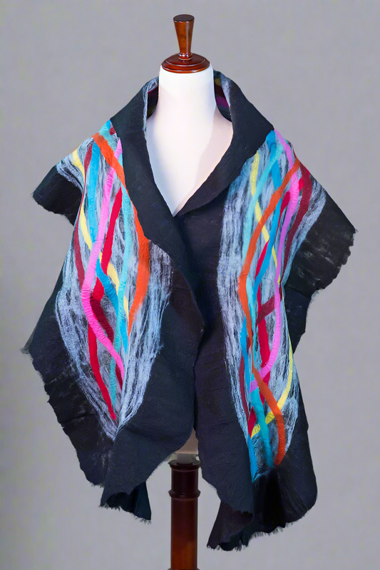 Nepalese Handcrafted Scarf - Connected World