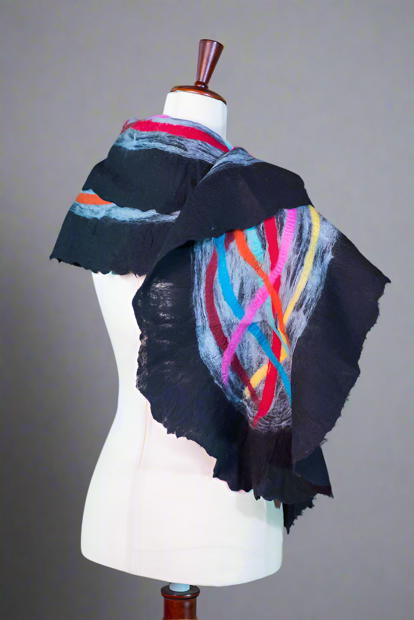 Nepalese Handcrafted Scarf - Connected World